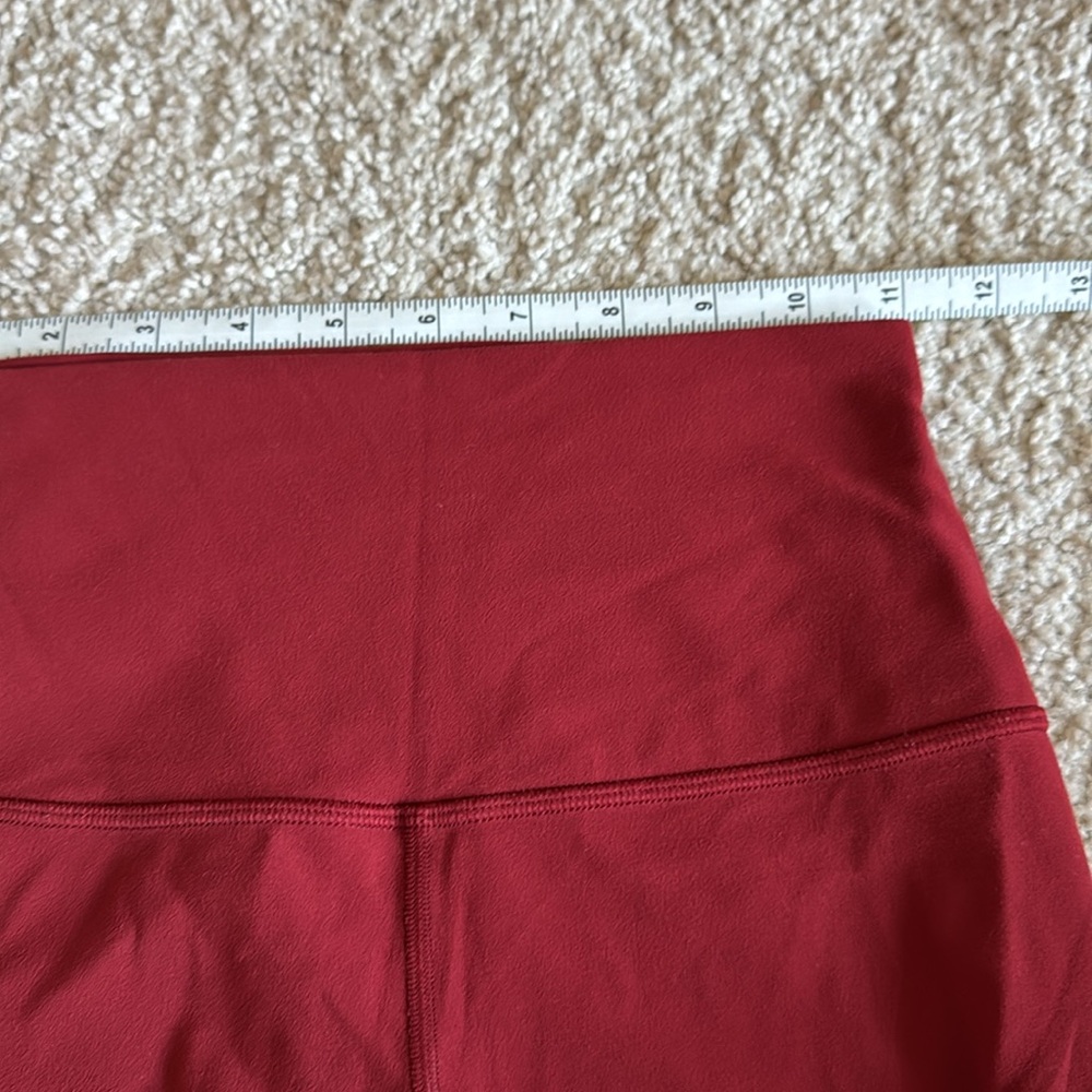 lululemon Align High-Rise Pant 25" Legging Dark Red size 4 - Picture 7 of 9